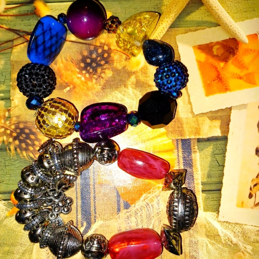 Two Chunky Bracelets